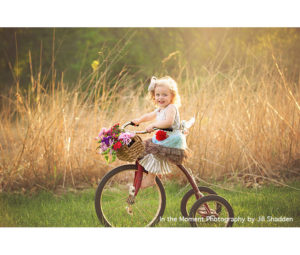 Photo of Child on Bike by Jill Shadden - Printed by Diversified Lab