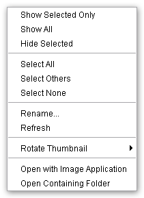 Image Options Screenshot