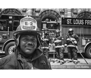 Photo of St. Louis Firemen by Thomas Rollins Photography - Printed by Diversified Lab