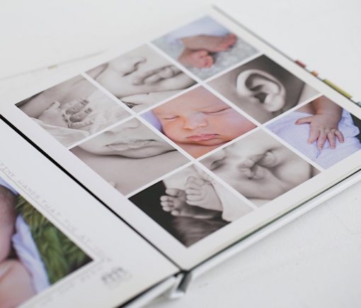 Lay-Flat, Press Printed Baby Album from Diversified Lab