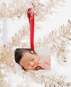Holiday Ornament with Baby Photo from Diversified Lab
